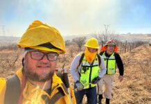 Controlan Gobierno Municipal, Estado y Guardia Nacional incendio de pastizal en El Fresno