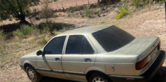 Recupera AEI en Huejotitán automóvil robado hace tres días en Parral