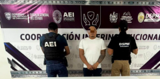 Detiene AEI y DSPM en flagrancia a hombre con droga y arma de fuego