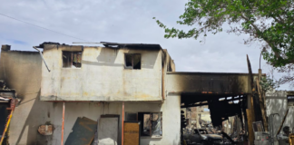 Investiga FGE incendio en predio utilizado como granja en la colonia Santa Rosa en Cd. Juárez