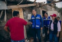 Lleva Alcalde apoyos a casas aledañas al panteón de El Porvenir