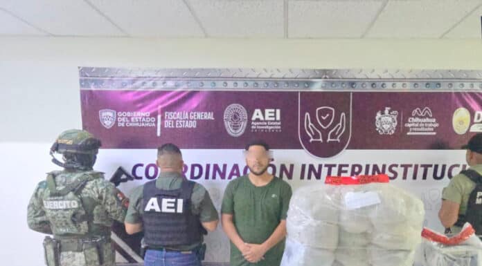 Fiscalía Zona Centro detiene a persona y asegura estupefacientes en cateo