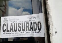 Realizan 205 inspecciones y clausuran 12 establecimientos