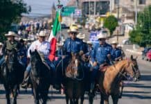 Despide alcalde Bonilla a jinetes que participan en la “Cabalgata Villista 2025”