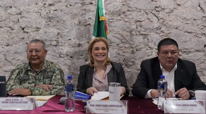 Maru Campos encabeza mesa de seguridad en Guadalupe y Calvo
