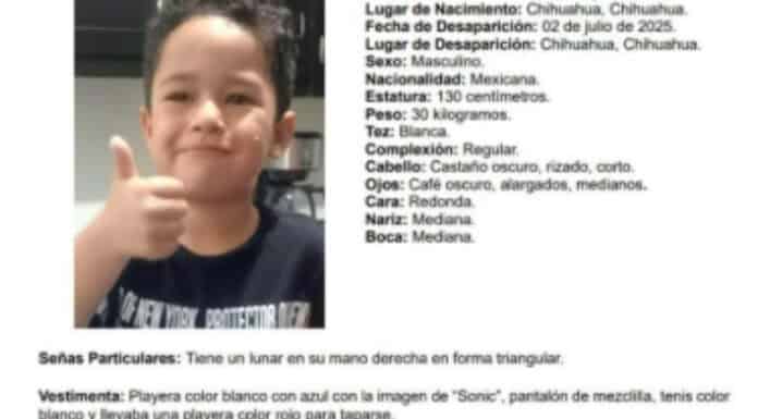 Encuentran sin vida a niño Jasiel Giovanny reportado como desaparecido