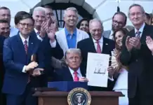 Promulga Trump su “ley grande y hermosa” de presupuesto en la Casa Blanca