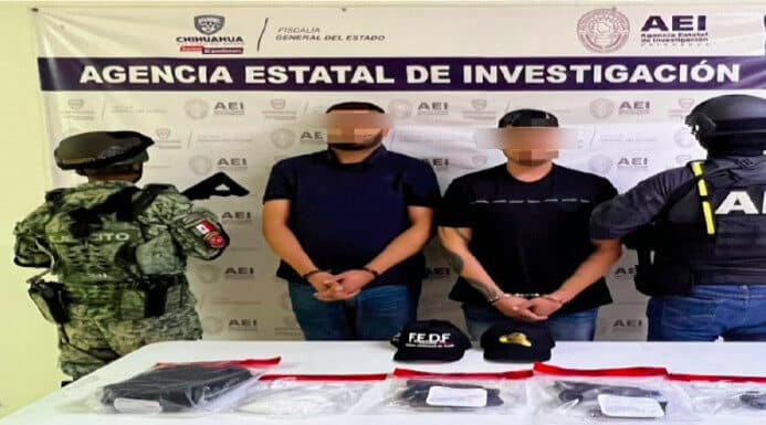 Detienen a seis masculinos por posesión de armas de fuego, cartuchos y droga