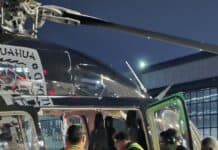 Realizan traslado aeromédico tras accidente vehicular en Buenaventura