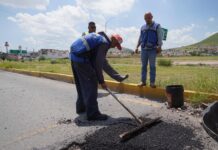 Atendió Municipio más de 400 baches durante la mañana de este lunes
