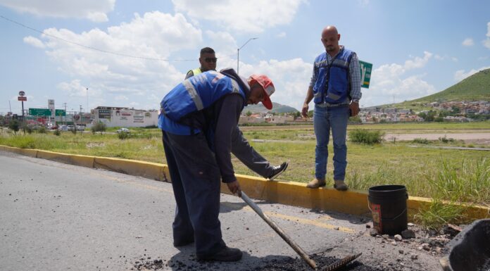 Atendió Municipio más de 400 baches durante la mañana de este lunes