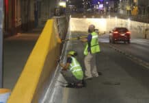 Finaliza Gobierno Municipal trabajos de pintura en túnel de la avenida Independencia