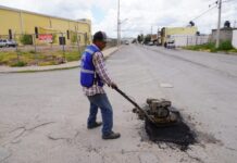 Atendió Municipio 430 baches este martes por la mañana