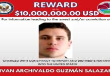 Ofrece EU 10 mdd por captura de Iván Archivaldo Guzmán