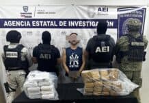 Traía más de 22 kilos de cocaína y marihuana, es detenido por la AEI