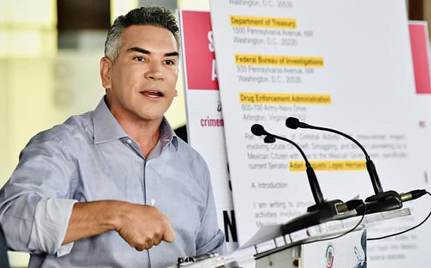 Denuncia “Alito” Moreno a Adán Augusto López ante el FBI y la DEA
