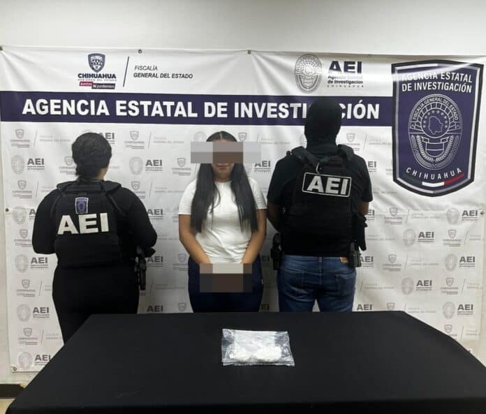 arrestada con coca