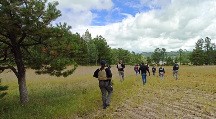 Localiza FGE restos óseos durante rastreo en Balleza