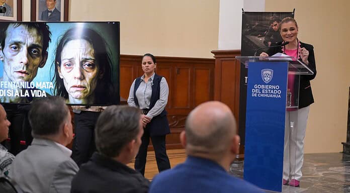 Maru Campos lanza campaña contra consumo de fentanilo