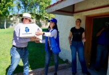 Brinda Gobierno del Estado apoyo a familias afectadas por lluvias en Casas Grandes