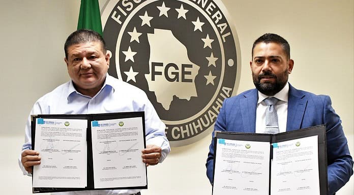 Celebra Fiscal César Jáuregui convenios de colaboración con el Claustro Universitario