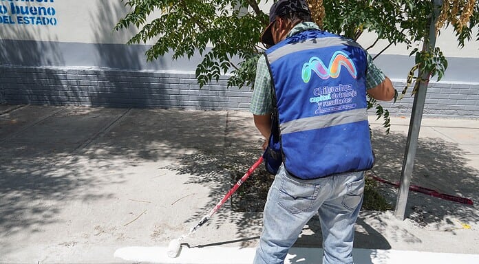 Coloca Municipio concreto hidráulico en beneficio de más de mil 400 vecinos en la colonia Rosario