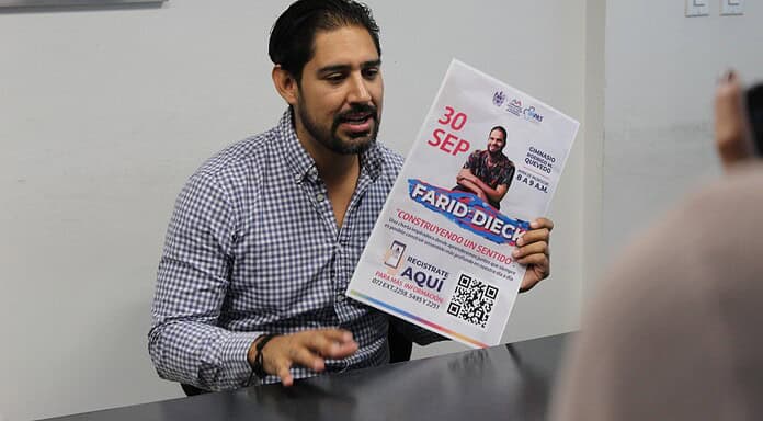 Invita Municipio a conferencia “Construyendo un sentido” con Farid Dieck este 30 de septiembre