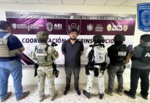 Detienen en Operativo Conjunto a cuatro hombres por delitos contra la salud