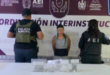 Detiene AEI a dos mujeres por delitos contra la salud en la colonia División del Norte