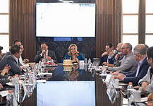 Festeja Gabinete Estatal a la gobernadora Maru Campos por su cumpleaños