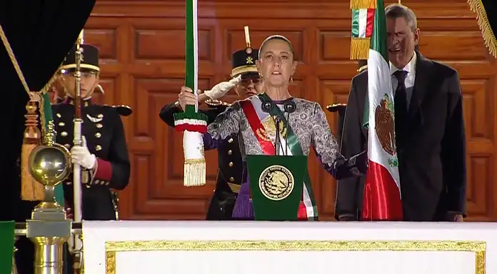 Da presidenta Claudia Sheinbaum grito histórico de Independencia