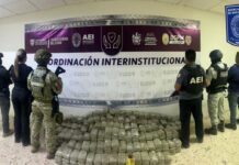 Asegura Fiscalía en operativo conjunto cerca de 300 kilos de marihuana en un domicilio de Chihuahua