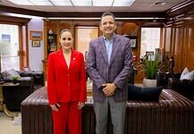 Se reúne alcalde Bonilla con Marcela Herrera, presidenta del Tribunal Superior de Justicia