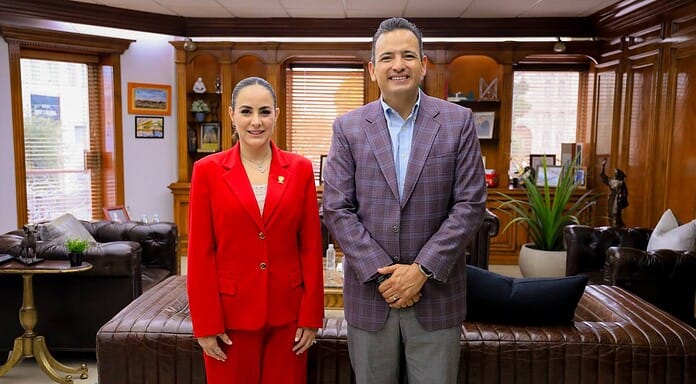 Se reúne alcalde Bonilla con Marcela Herrera, presidenta del Tribunal Superior de Justicia