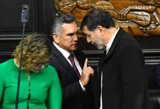 FGR investiga agresión de Alito Moreno contra Noroña