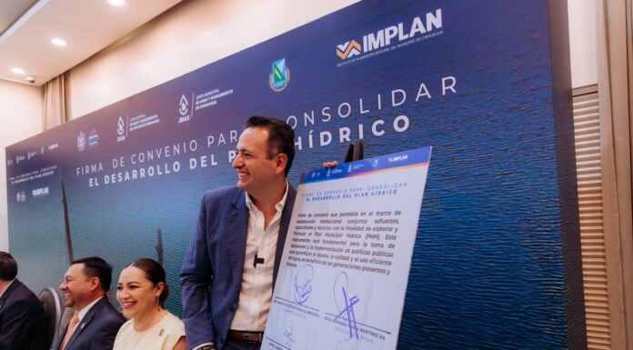 Firma Bonilla convenio para el desarrollo del Plan Municipal Hídrico de la Capital