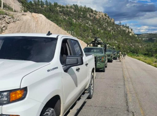 Atiende Operativo Conjunto reporte de disparos y sujetos armados en Sisoguichi