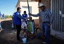 Atiende Estado a afectados por las lluvias en las regiones norte y noroeste