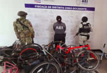 Aseguran bicicletas y herramienta en cateo a vivienda de la colonia Emiliano Zapata