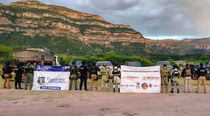 A disposición de FGE vehículos asegurados por célula BOI a célula criminal en Moris