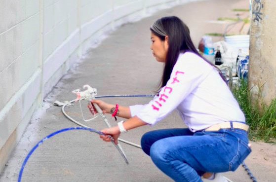 Levan Municipio y diputada el programa “Pinta tu Escuela” a la Secundaria Plutarco Elías Calles