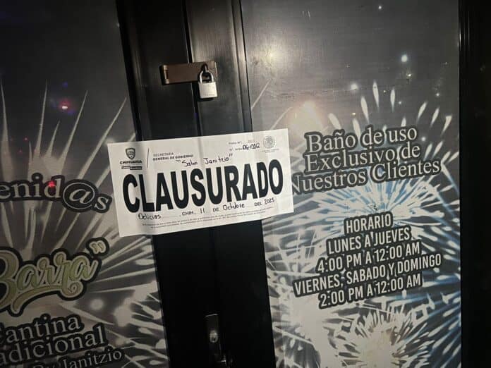 clausurado bar