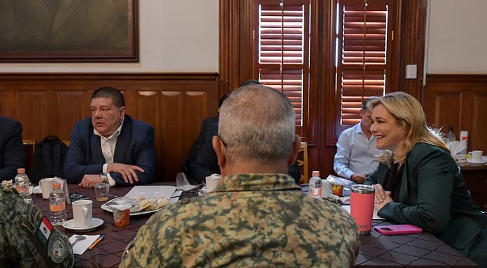 Maru Campos encabeza sesión de la Mesa de Seguridad