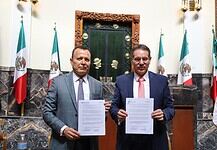 Firman Hacienda y ASE convenio para compartir el Padrón de Proveedores