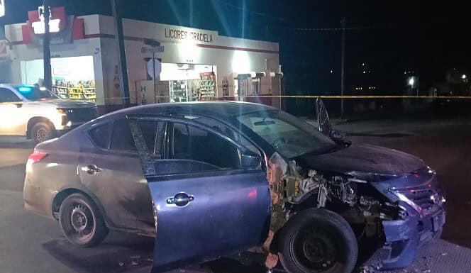 Asegura AEI automóvil robado tras reporte de disparos y una persona herida, en Anáhuac