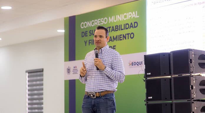 Presenta Marco Bonilla avances, retos y financiamiento en temas de agua en Congreso Municipal de Sustentabilidad y Financiamiento Verde