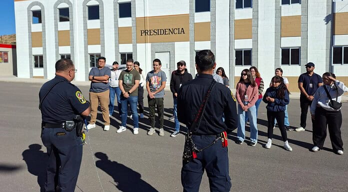 Conocen jóvenes labor de la Policía Municipal con programa “Cadete por un Día”