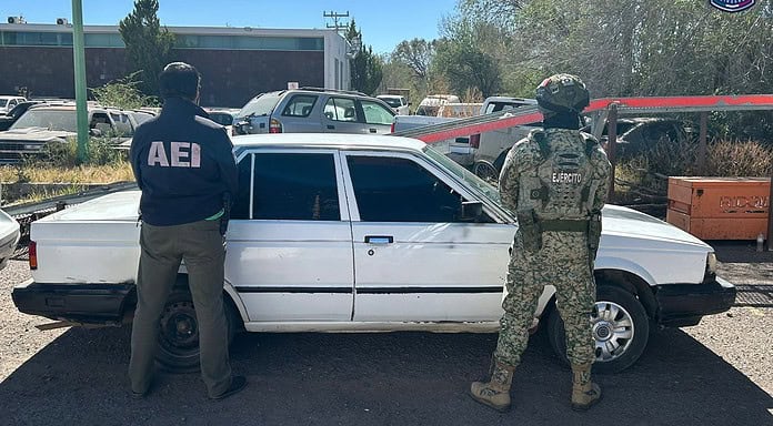 Detiene AEI a hombre con automóvil robado en Cuauhtémoc