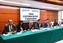 Participa Fiscal Heliodoro Araiza en Foro Cultura de Paz y Legalidad en San Lázaro