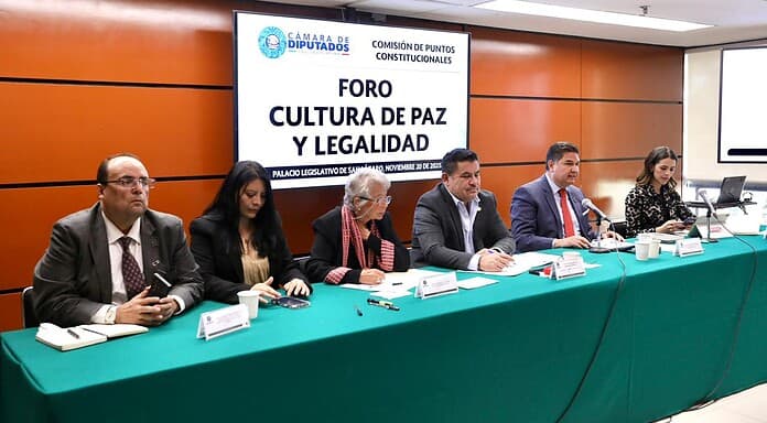 Participa Fiscal Heliodoro Araiza en Foro Cultura de Paz y Legalidad en San Lázaro